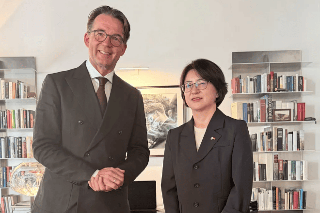 Generalkonsulin trifft Präsidenten der Ludwig-Maximilians-Universität München(2. Juni)