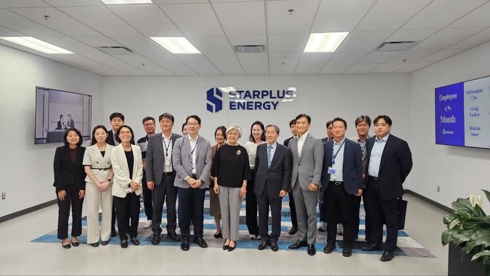 강경화 주미대사, 삼성SDI와 스텔란티스(Stellantis)의 합작 배터리 생산법인 스타플러스에너지(StarPlus Energy) 방문 (8.26) 